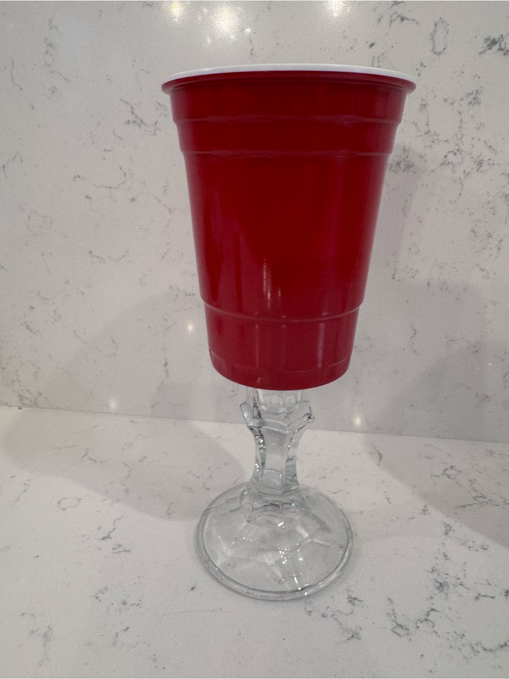 Fun Red reusable Party Cup - Single